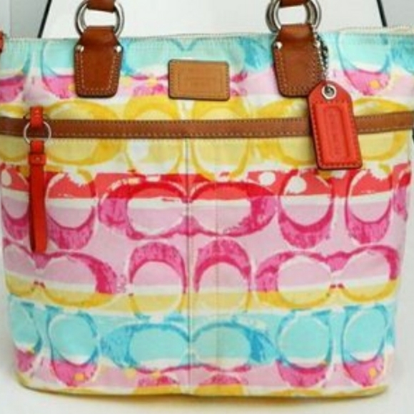 Coach Hampton water color bag - Picture 2 of 7